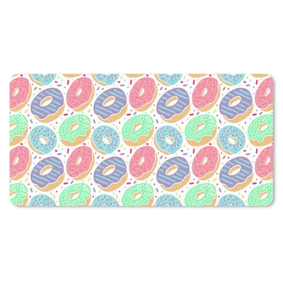 Produktbild von MuchoWow® Mauspad Mousepad Donut - Muster - Pastell 60x30 cm - Mousepads - Maus Mat - Pad - Mausunterlage - Nachhaltig