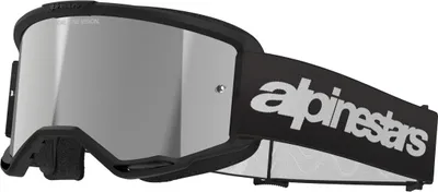 Obrázok produktu pre Motokrosové okuliare Alpinestars Vision 3 Wordmark Mirror, čierne, jedna veľkosť