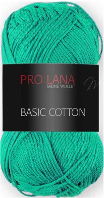 Produktbild von Pro Lana Basic Baumwolle 50g (70) grasgrün