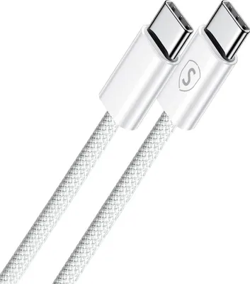 Produktbild von SiGN USB-C-zu-USB-C-Kabel, 60 W/3 A, 2 m - Weiß
