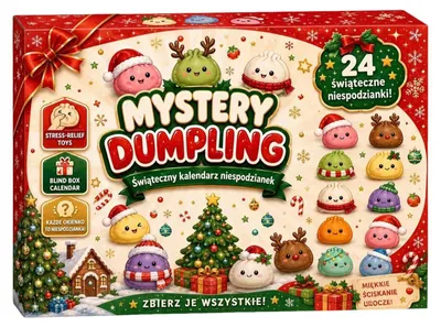 Obrázek produktu pro Squishy Adventní Kalendář 2026 Dumpling Vánoční Kalendář 24 Dní C04 Cc04 Jedna Velikost