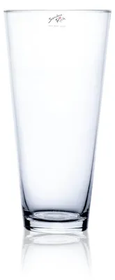 Glasvase konisch 30 cm transparent Tischvase
