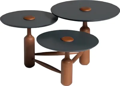 Produktbild von Komplette Couchtisch Kaffeetisch Sofatisch Beistelltisch Holz Braun
