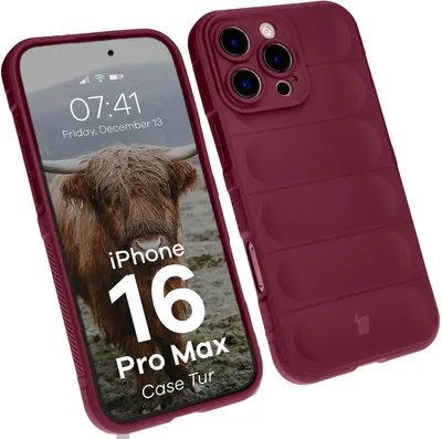 Produktbild von Bizon Case Tur Apple iPhone 16 Pro Max dunkel lila