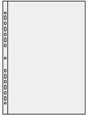 Produktbild von proOFFICE Prospekthülle DIN A4 PP Folie genarbt 100 Hüllen