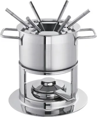 Produktbild von Schulte-Ufer Fondue Phoenix, inkl. 6 Steckgabeln, Edelstahl 18/10, 16 cm, 2 L, 69070-16