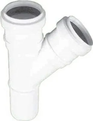 Obrázok produktu pre Vnútorný T-kus D32/32x45° biely