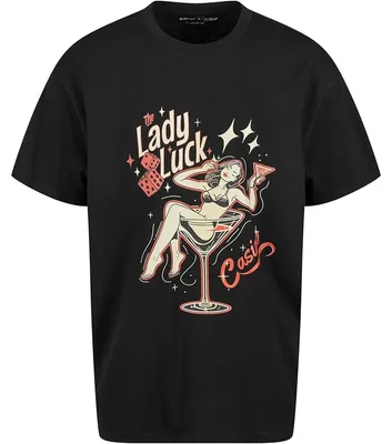 Immagine prodotto di Mister Tee - Maglietta da uomo "Lady Luck", taglia extra large TN3202 (XS) (nera)