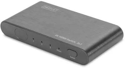 Immagine prodotto di DIGITUS DS-45316 Switch DIGITUS 4K HDMI 2.0, 3 x 1 UHD, nero
