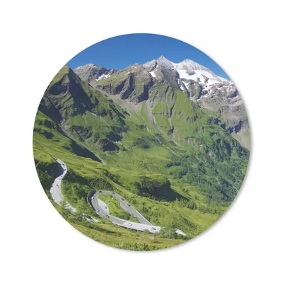 Produktbild von MuchoWow® Mauspad Mousepad Die Großglocknerstraße durch die österreichischen Alpen 20x20 cm - Mousepads - Maus Mat - Pad - Mausunterlage - Schreibtischmatte