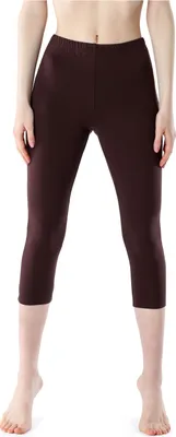 Image de Leggings 3/4 pour femme Bellivalini en viscose BLV50-204 (marron, XXL)
