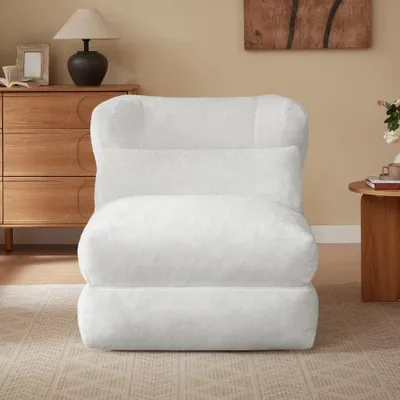 Produktbild von Chenille Relaxsessel mit Liegefunktion für Wohn- und Schlafzimmer