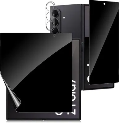 Productafbeelding van Privacy displaybeschermfolie voor Samsung Galaxy Z Fold 7 - gehard glas en TPU - anti-spionage bescherming