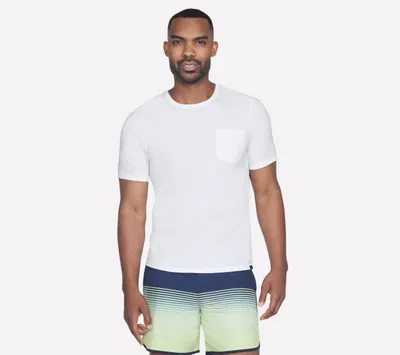 Produktbild von SKECHERS Herren T-Shirt Weiß, L - Stilvolles Alltagsbasic