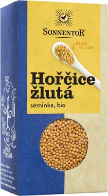 Obrázek produktu pro Sonnentor 00774, Zrnkové koření, 120 g, Hořčičné semeno, 487 kcal, 2039 kJ, 28,8 g