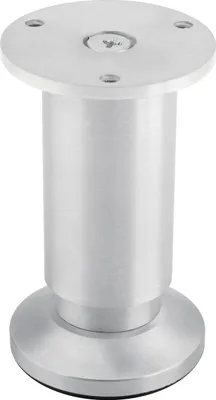 Produktbild von FA005 80 mm verstellbarer Möbelfuß aus gebürstetem Aluminium