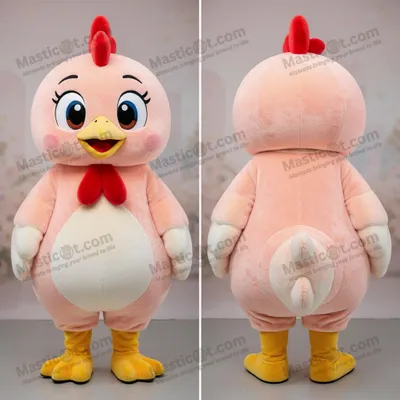 Produktbild von Samtiger MASTICOT Hühner-Maskottchen-Kostüm