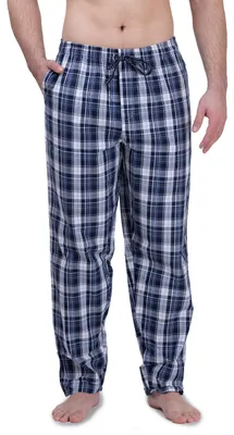 Produktbild von Moonline - Herren Webhose Freizeithose Loungewear aus 100% Baumwolle ; Marine , 50/52