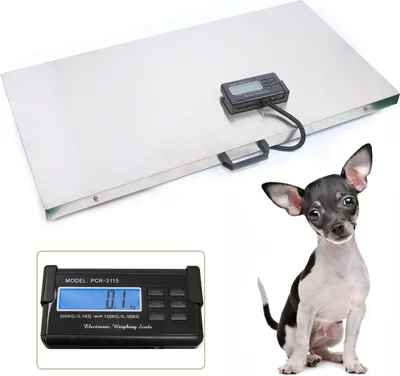 Obrázek produktu pro 300KG Vysoce přesná váha pro hospodářská zvířata Veterinární váha Nerezová platforma Elektronická platforma