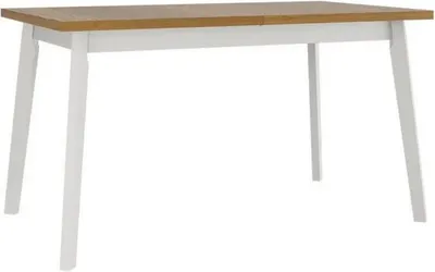 Obrázok produktu pre Rozkladací jedálenský stôl 140x80 AMES 5 - dub grandson / biely