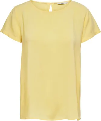Produktbild von ONLY 15197495, Top (Kleidung), Erwachsener, Weiblich, Gelb, Yellow / Pineapple Slice, Runder Halsausschnitt