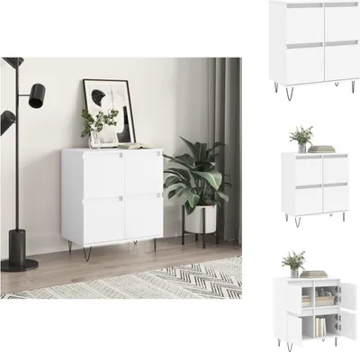Produktbild von vidaXL Sideboard Weiß 60x35x70 cm Holzwerkstoff -  Sideboards