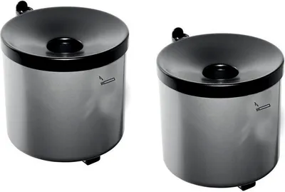 Produktbild von TKG Rondo senior Wandaschenbecher silber, 2 St.