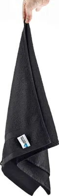 Immagine prodotto di set di asciugamani in spugna Carli - 100% cotone - Oekotex 500 GSM - Asciugamani da bagno in spugna - Asciugamani grandi, asciugamani 50x100 cm - Nero
