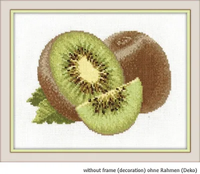 Productafbeelding van Oven, borduurset "fruitmand", telpatroon, 14x20 cm
