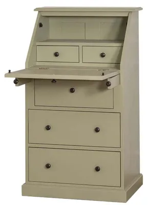 Produktbild von Casa Padrino Landhausstil Sekretär mit 5 Schubladen 65 x 45 x H. 110 cm - Möbel im Landhausstil