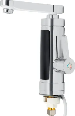 Produktbild von Waschtischarmatur, 3000W Schnellheizung, Temperaturanzeige, Silber