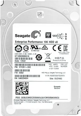 Produktbild von Festplatte Seagate ST1200MM0018 1.2TB 10 000Rpm SAS III 32Mb Cache 2,5" Zoll