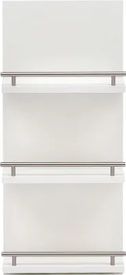 Produktbild von Wandregal Badezimmer NOCI-80 in Weiß, B/H/T: 30,3/70,2/17,45 cm