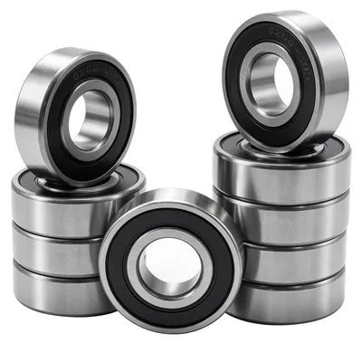 Kugellager 6204-2RS, 10 Stück, 20x47x14 mm, beidseitig abgedichtet