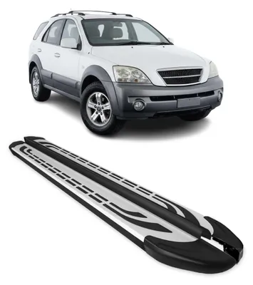 Immagine prodotto di Pedane laterali minigonne laterali per Kia Sorento 2002-2010 alluminio nero