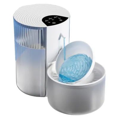 Produktbild von Kabelloser Katzenbrunnen ohne Filter,Abwassertrennung,Edelstahl-Napf,wiederaufladbar,ultraleise,3L automatischer Trinkbrunnen für Katzen&kleine Hunde