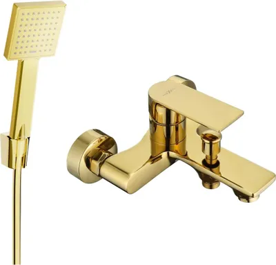 Immagine prodotto di Mexen Royo R45 rubinetto da bagno con set doccia, oro - 7223R45-50