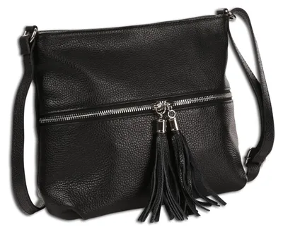 Produktbild von Toscanto Handbags Umhängetasche schwarz Leder OTT195US1
