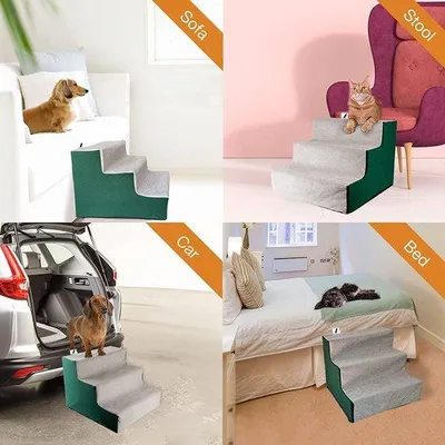 Immagine prodotto di Scala per cani, morbida, 42x16x10 cm, per animali domestici