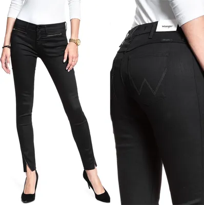 Obrázek produktu pro WRANGLER, dámské džíny, skinny fit, CORYNN, W26 L32, černé, džíny, baggy jeans, buggy