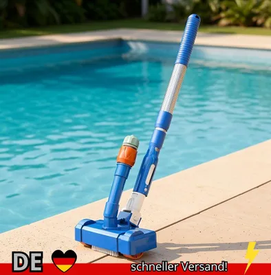 Produktbild von Upgrade 40" Tragbarer Pool-Staubsauger Pool-Unterwasser-Staubsauger mit Bürste