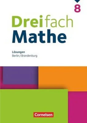 Produktbild von Dreifach Mathe 8. Schuljahr - Berlin und Brandenburg - Lösungen zum Schulbuch