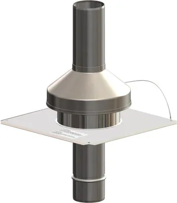 Produktbild von Atec Mündungsset PolyTop Edelstahl DN80