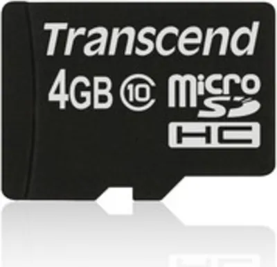 Produktbild von Transcend microSDHC          4GB Class 10