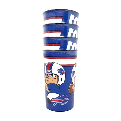 Produktbild von NFL Buffalo Bills Partybecher Trinkbecher Set 4-Stück Becher Cup 525ml