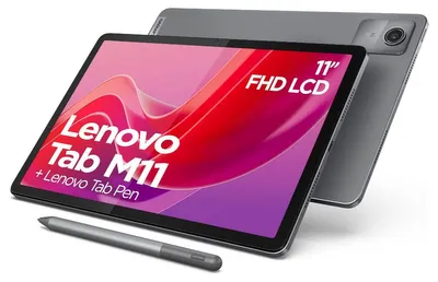 Produktbild von Lenovo Tab M11, 27,9 cm (11"), 1920 x 1200 Pixel, 128 GB, 8 GB, Android 13, Grau