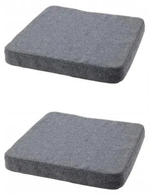 Produktbild von IKEA ÅKERVINDEFLY Sitzkissen Grau Memory-Schaum 2er-Set