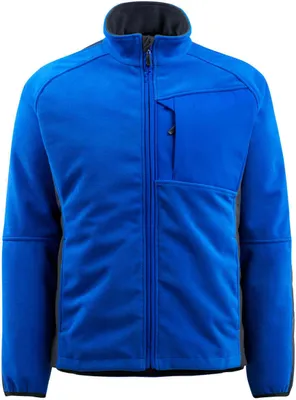 Produktbild von Fleecejacke Marburg Nr.15603 Größe L kornblau/schwarzblau
