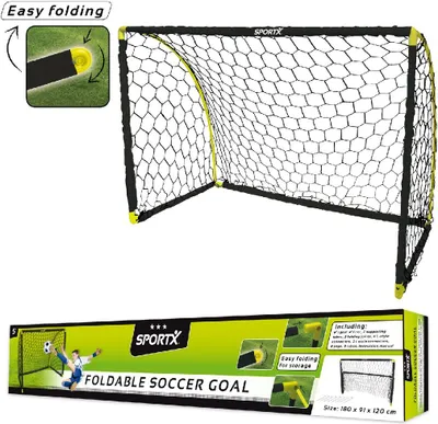 Image de SportX Voetbaldoel 180x91x120cm