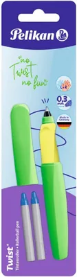 Produktbild von Pelikan 807319, Drehender versenkbarer Stift, Grün, Gelb, Grün, Beidhändig, Deutschland